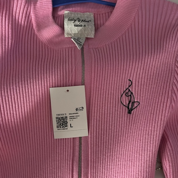 Pink baby phat jumpsuitt forever 21 collab - Picture 3 of 4